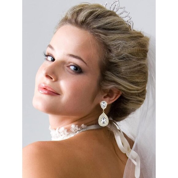 Wedding Non Piercing Rhinestone Star Clip on Earring Cartilage Jewelry Gift - Picture 2 of 6